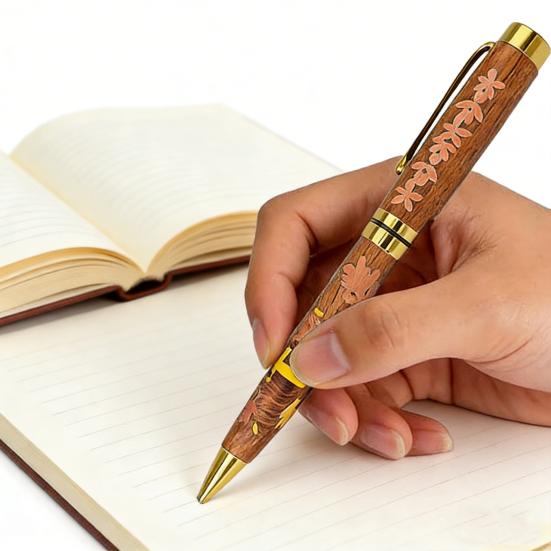 Vintage Długopis z Pudełkiem Prezentowym Szybkoschnąca Stalowa Końcówka Długopis do Pisania In God We Trust Długopis Pamiątkowy Prezent dla Chrześcijan