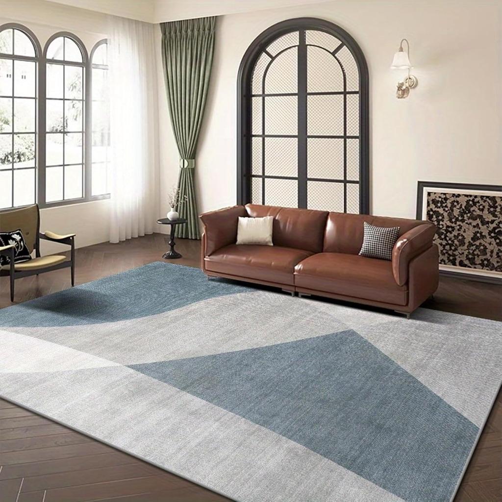 Geometric Style Carpet - Durable And Easy To Clean For Living Room Floor Mat - Bedroom And Study Home Decorative Pad