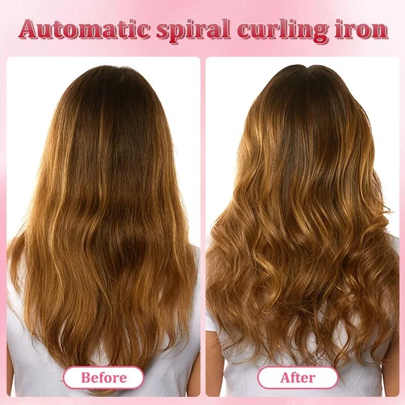 Automatic Curling Iron,Hair Straightener And Curling 2 In 1,New Self Curling Iron, Hair Styling,Perfect Holiday Gift For Women