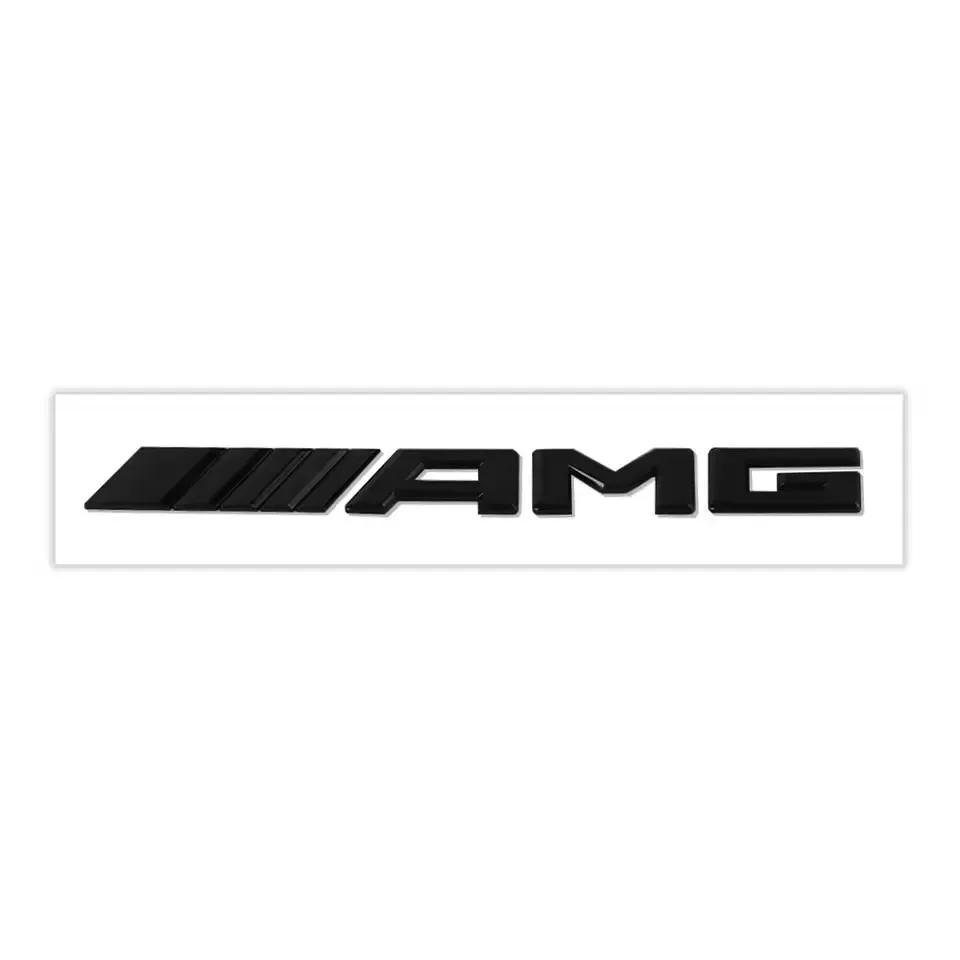 C200 E300 2026 Heiß 3D ABS Auto Heckklappe AMG Logo Abzeichen Aufkleber Buchstaben Aufkleber Auto Zubehör Für Mercedes Benz A B C E G CLA Klasse