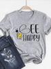 Print T Shirt Short Sleeve Summer Top Fashion Clothes Unisex Dinosaur Animal Trend Clothing Gray Basic Tee Graphic Tshirt