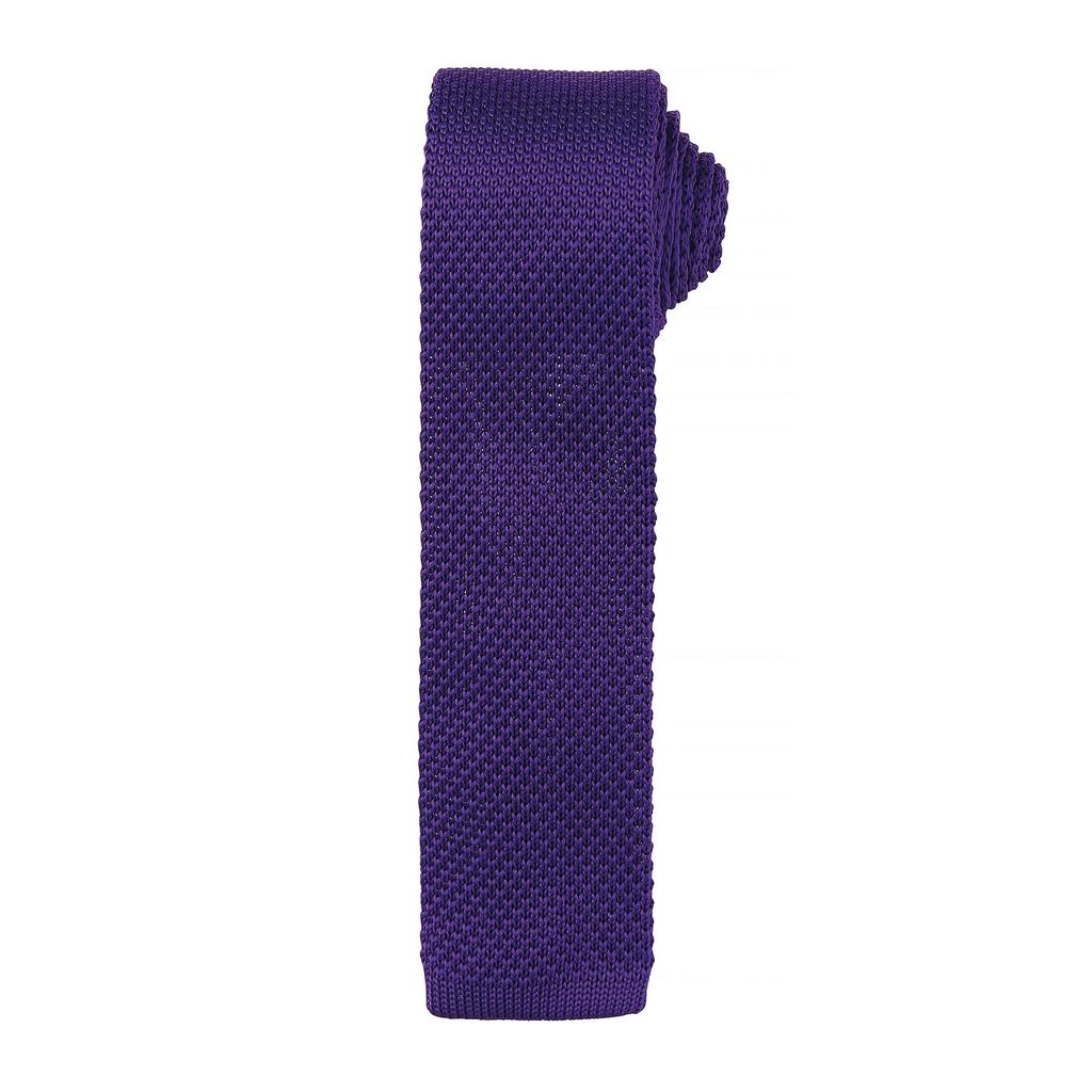 Premier Mens Slim Textured Knit Effect Tie (Pack of 2)