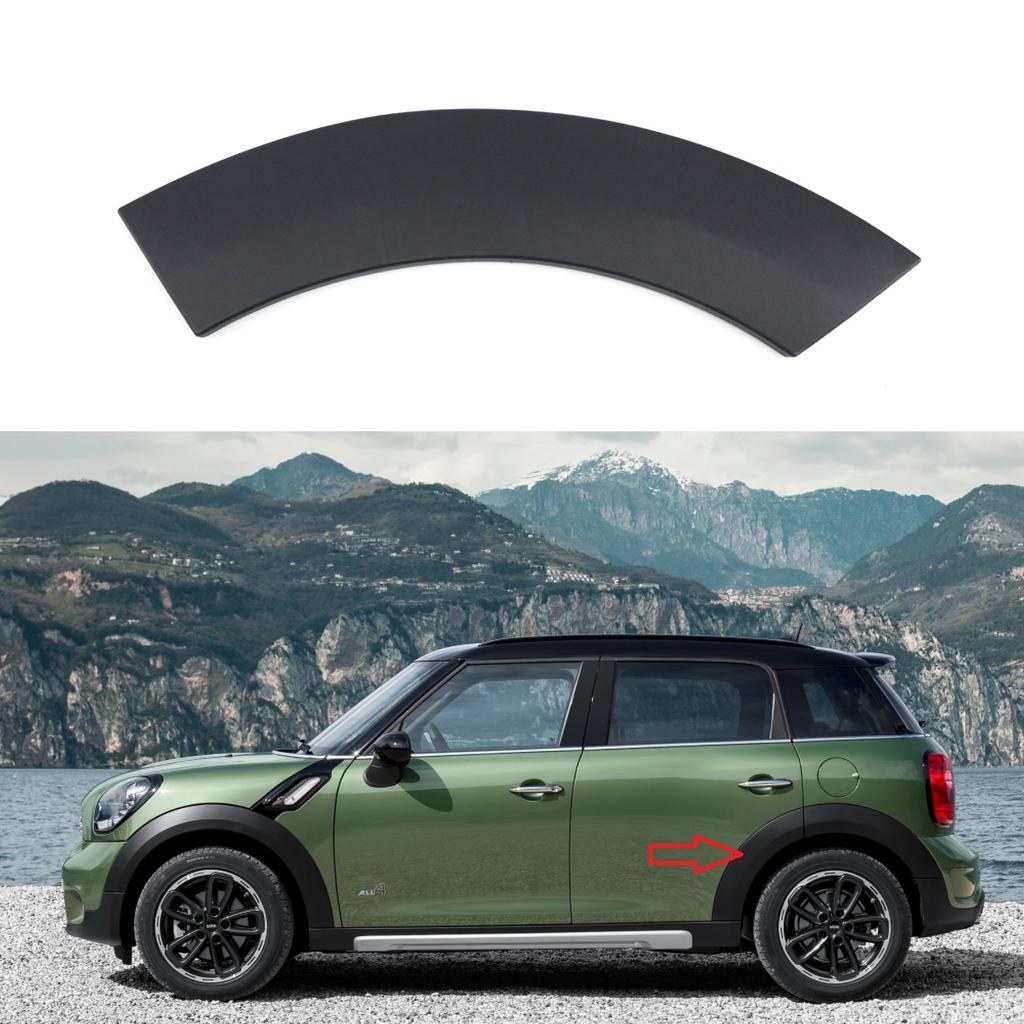 Car Wheel Arch Trim Eyebrow Upper Fender Rubber Cover Fender Parts Exterior Replacement For BMW MINI COUNTRYMAN R60