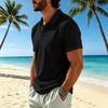 Men's Short Sleeve Polo Shirt Breathable Lightweight Casual Collared Top Suitable for Everyday Wear Summer Outdoor Activities