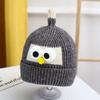 Autumn and Winter Thick Thread Knitted Hat New Cute Bear Boys and Girls Winter Plush Wool Hat Ear Protection Children's Hat