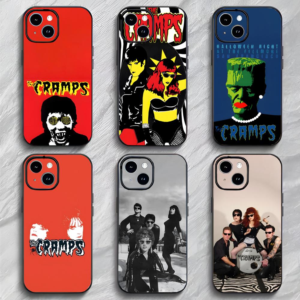 American Punk Band T-The Cramps Phone Case Phone Case Soft Packaging Lightweight For iPhone17 16 15 14 13ProMax