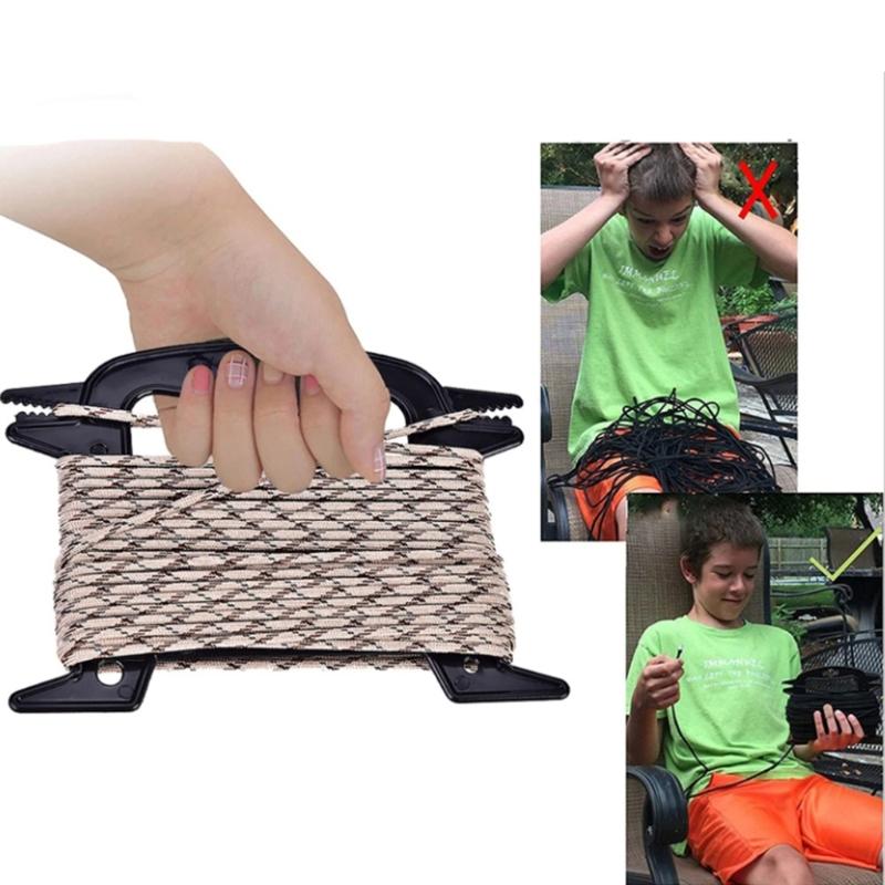 Rope Spools Tool Rope Organizers Parachute Cord Keeper Rope Winder Rope Cord Organizers Paracord Line Winder Rope Winder