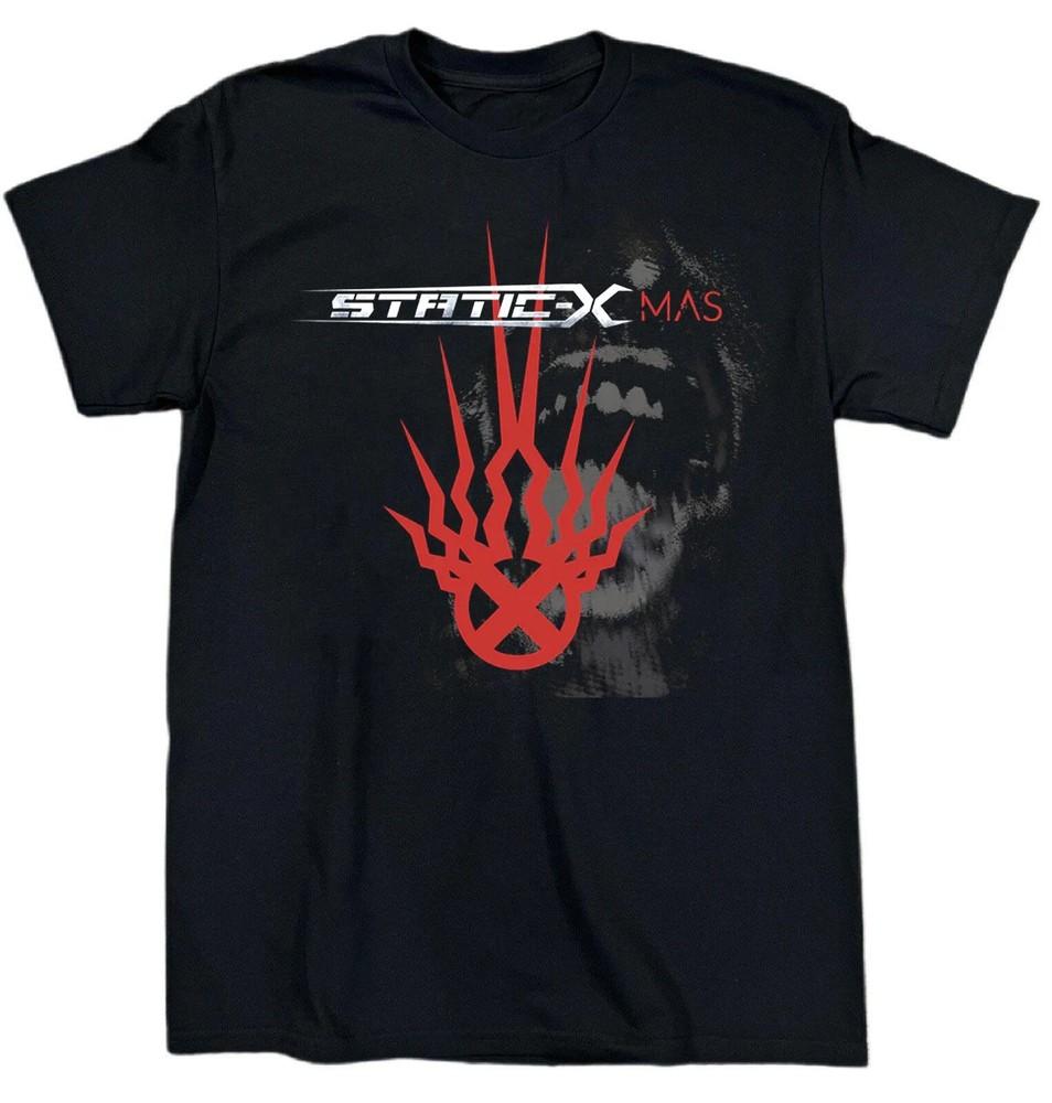 

New Static X Band Collections Album Heavy Cotton Black All Size T Shirt Unisex T-Shirt XXXXL