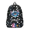 Cartoon Lilo Stitch Backpack Middle School Students Breathable Nylon Material