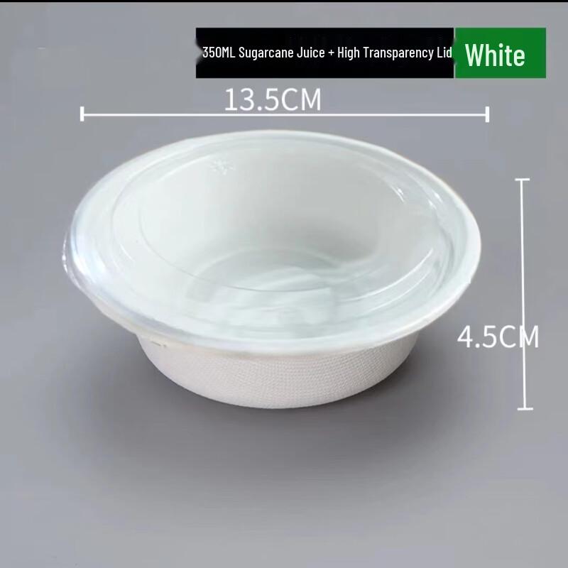 Kashicong Biodegradable Disposable Paper Bowl Set