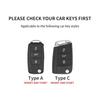 Leather Car Key Case Cover for Volkswagen VW Polo Golf7 MK7 Tiguan Passat Golf Jetta Lavida Car Remote Key Case Shell Accessorie