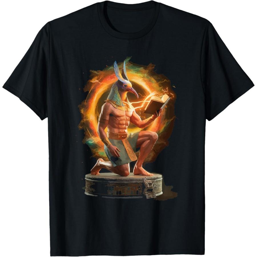 

Thoth Egyptian God Egyptian Mythology Pyramid Ancient Egypt T-Shirt(4) XXXXXL чорний