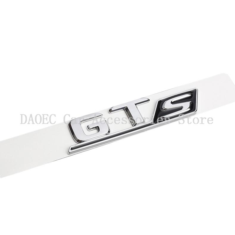 Car 3D ABS Decals Sticker For Mercedes Benz AMG GTS C63S E63S GLC63S GLE63S Logo Car Trunk Letters Emblem Badge Styling Stickers