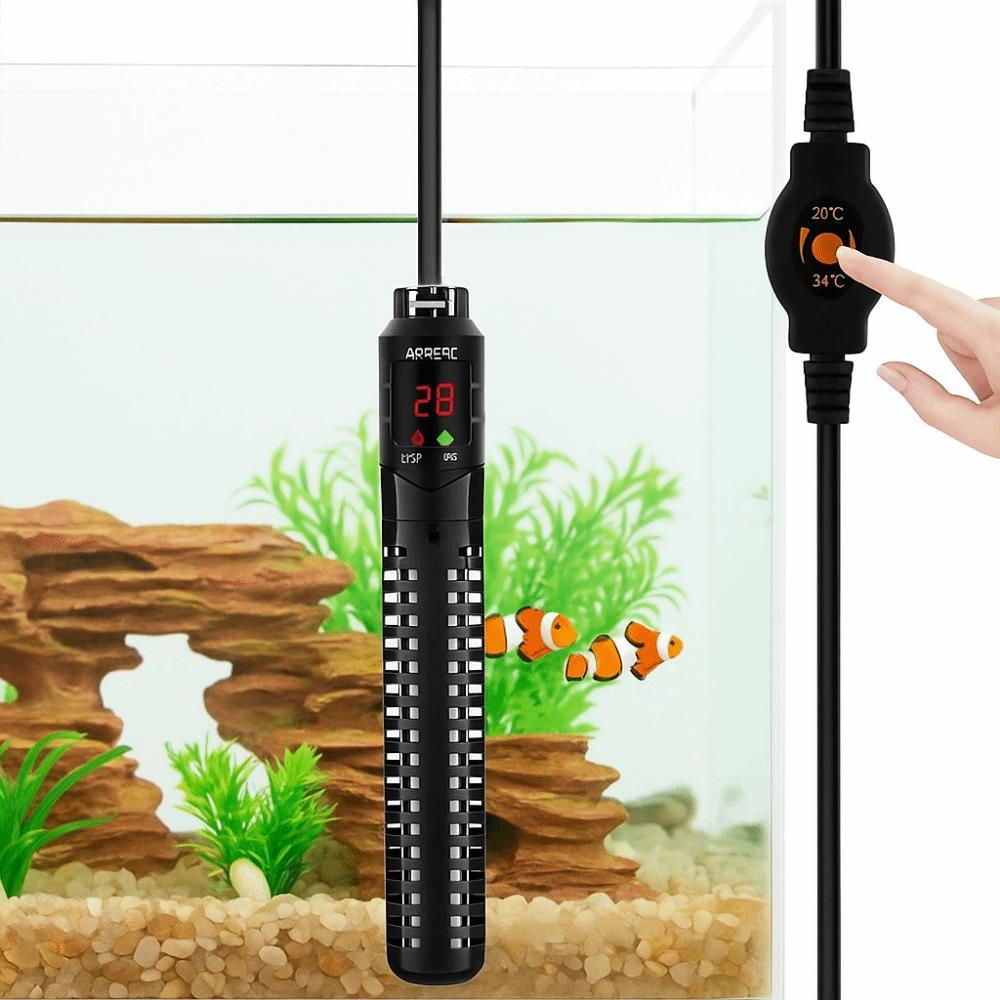 Leave Water Power Off Aquarium Submersible Heater Fish Tank Thermostat  Fish Tank Accessories