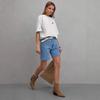 Retro Print 100% Cotton Short Sleeve T-Shirt - Hong Kong Style, Loose Fit, Early Autumn