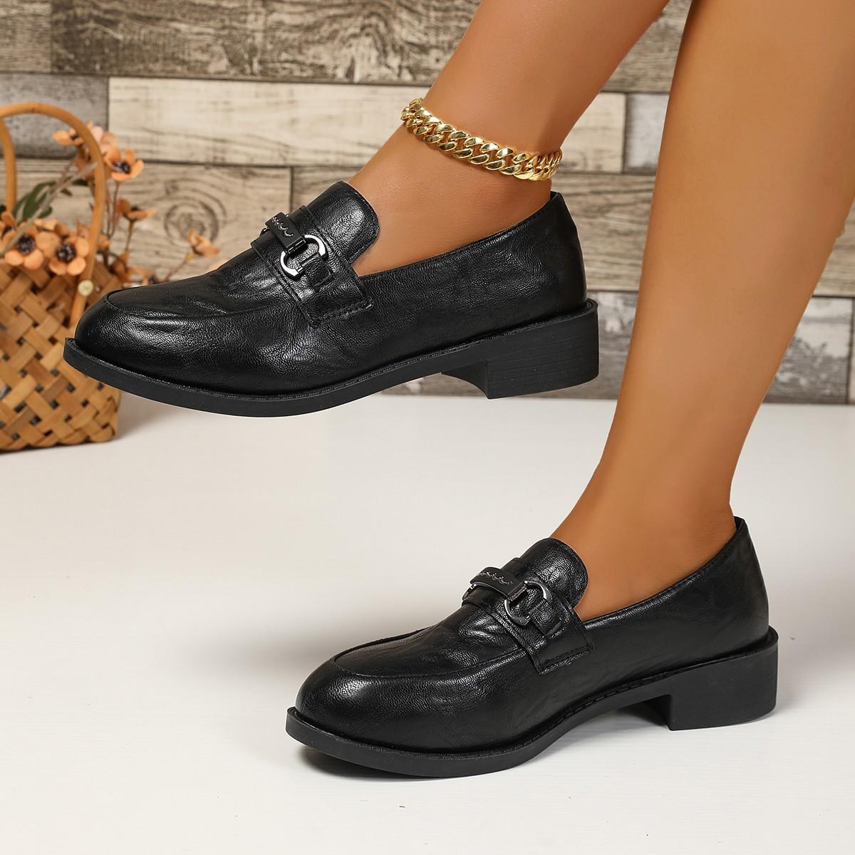 Кожаная обувь деловая повседневная весенняя новая британская большого размера обувь для ног 36