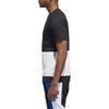 Adidas Originals EQT Colorblock Crew Neck T-Shirt Men Tops Black White DH5231