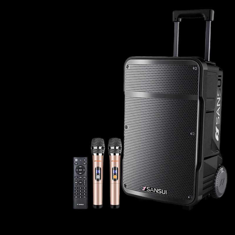 SANSUI A12 12-inch High-Power Portable Smart Speaker CN Plug (adapter Included)