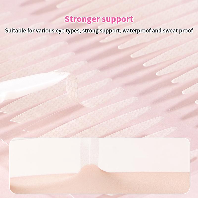 120Pcs/Box Double Eyelid Stickers With Handle Natural Invisible And Long-Lasting Shaping Big Eye Beauty Tapes Lift Eyelids