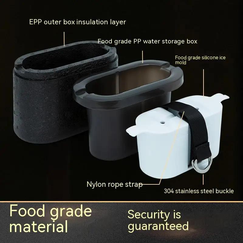 2PCS Ball Silicone Ice Ball Maker Mould Ice Cubel Maker with Tools Sphere Cube Tray Mould 2.4 Inch Round Ice Box Mold