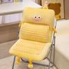 Plush Office Seat Cushion Soft Cartoon Seat Pad with Lumbar Pillow And Back Support Non-Slip Rocking Chair Cushion for Dorm Floor Car Office Patio