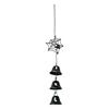 Spooky Spider Web Wind Chime Retro Spider Web Hanging Ornament Creative Cross Pendant  Outdoor