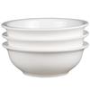 Zhi Shi Pure White Ceramic Soup Bowl Set