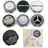 For Benz C-C2Hot 4PCS 75mm Car Floating Wheel Center Hub Caps Cover for Mercedes-Benz B/C/E/S Class a C200L GLC GLK CLA - CF Accessories SSS