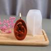 Nativity Candle Molds 3D Nativity Jesus Family Shape Mould Easy Release Heat-Resistant Candle Molds For Aromatherapy Wax Fondant