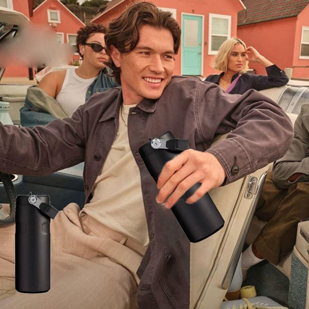 Double-Layer Thermal Cup Leak Proof Vacuum Bottle Tumbler Travel Cup  Gym