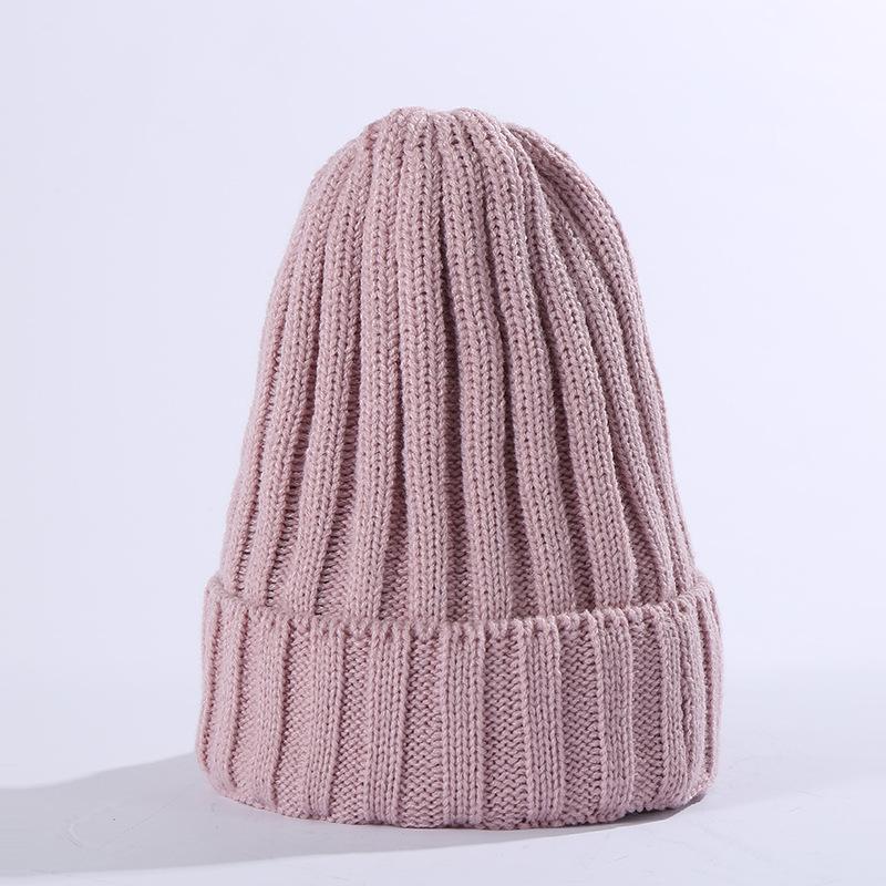 New Winter Women Pointy Knitted Hat Outdoor Unisex Warm Skullies Beanies Cap Casual Solid Color Ski Caps Hip Hop Beanie Hats