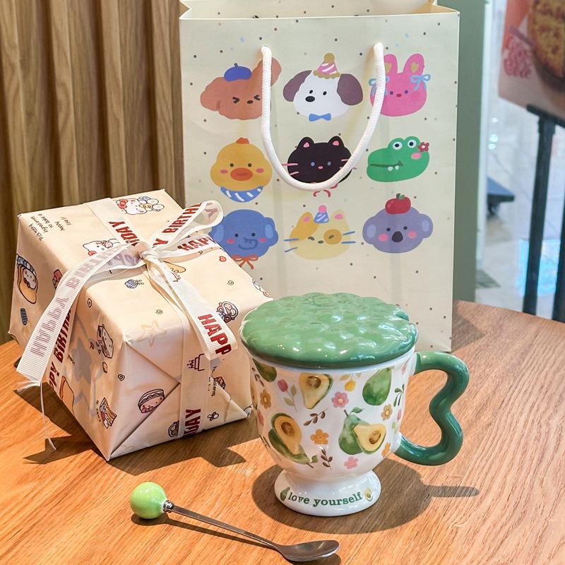 Send Girls Birthday Gifts, Ceramic Mugs, Souvenirs, High-value Couples Drinking Cups, Girlfriends Practical Gift Boxes