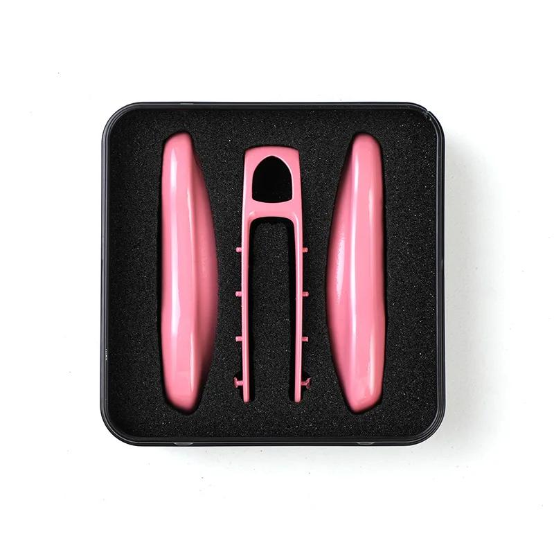 3PCS Smart Key Shell Cover Case for Porsche New Cayenne Panamera 911 992 Taycan Car Key Case Car Accessories Protective Case