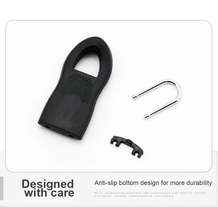 Abnehmbares Zugstück DIY Reißverschlusskopf Zubehör Kleidersäcke Multifunktionaler Zugkopf Schuluniform Schultasche Zugschloss