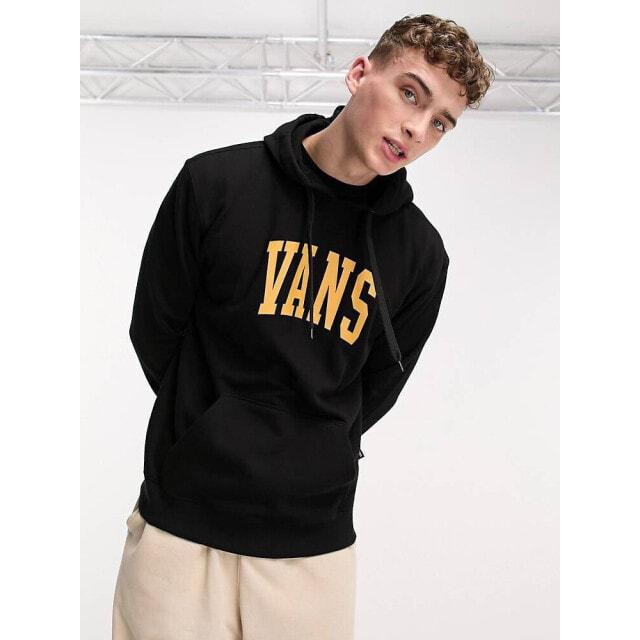 

Худи черного цвета с университетским логотипом Vans