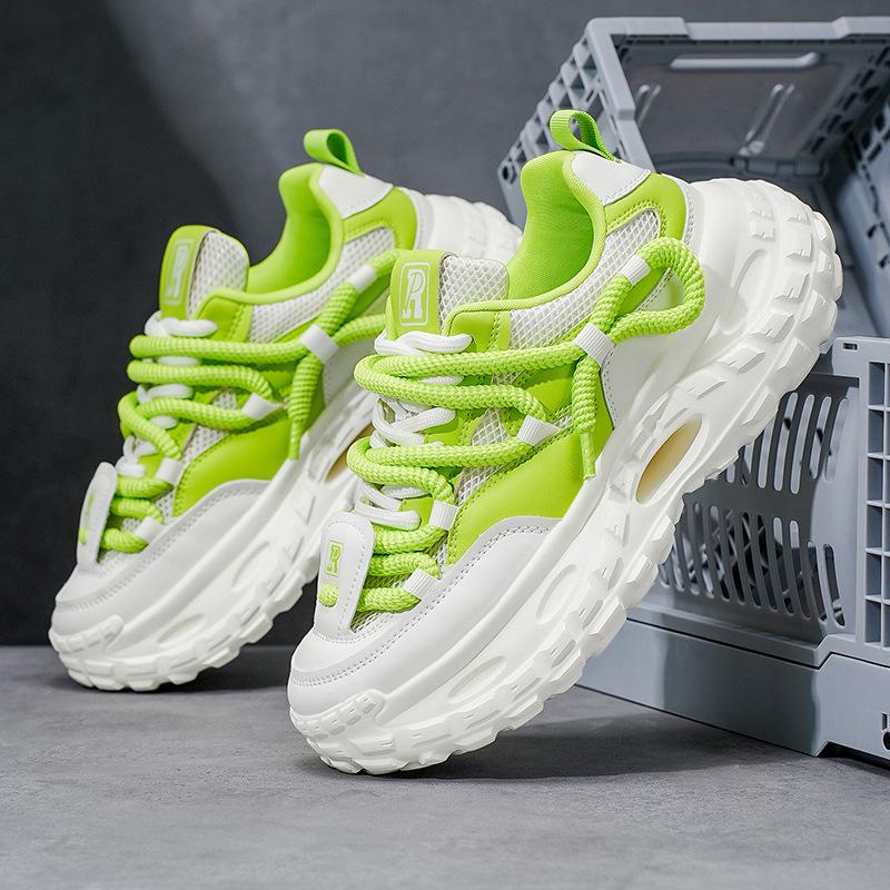 

Tire dad trendy men s shoes 2025 new mesh breathable color matching versatile Douyin Kuaishou popular fashion casual shoes 44 бежевый