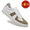 4CM Unsichtbare Höhenerhöhende Herren Kuhleder Schuhe Bequem Atmungsaktiv Lässig Weiche Sohle Lift Elevator Sportschuhe