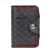 PU leather Gift Trifold Wallet Pocket Black Brown Male Purse Coin Purse Card Holders Men Wallets
