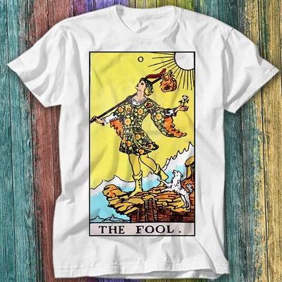 Tarot Der Narr Spielkarte T-Shirt Top Tee 518