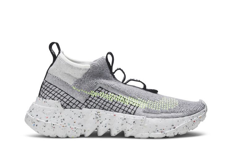 Men's Sneakers Nike Space Hippie 02 Grey Volt Wolf Grey/Black-Volt-Dark Smoke Grey
