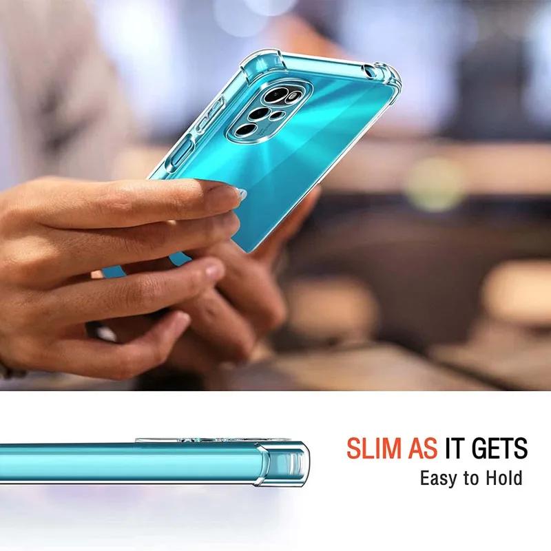1.5MM Thick Air-Bag Clear Case For Motorola Moto G10 Power G20 G30 G13 G14 G31 G41 G60 G72 G75 G85 G54 G55 5G Shockproof Cover
