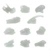 Children Archeology Dino Toy Set, Skull Science Luminous Mini Dinosaur Bones Set for
