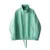 Men's Solid Color Stand Collar Work Jacket Casual Sports Outdoor Mountaineering Camping Jacket