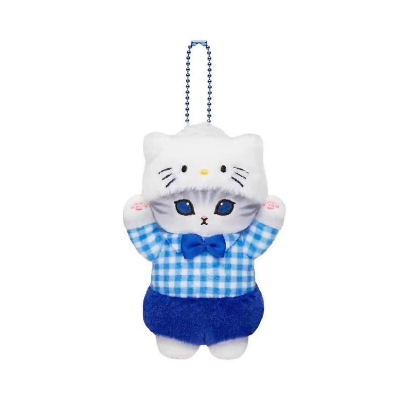 Mofusand Cos Series Plush Keychain Cute Cat Plushie Bag Pendant Soft Stuff Accessories For Birthday Gift