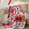 1pc Snug Kpop Demon Hunters Blanket, Lightweight & Durable Print Blanket, Perfect for Home, Couch, Bed, Picnic, Travel, Office