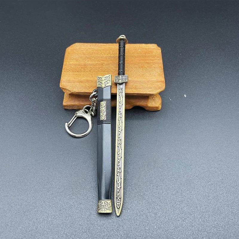 

Поддельные мечи Миниатюры Ретро Мини Катана Ножи Металлический Реквизит Китайские Украшения Украшения Для Дома Спальни Гостиной Аксессуары