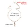 Retro snake pendant wholesale European and American popular jewelry snake element diamond necklace high sense sweater chain women
