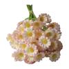 Fake Daisies Artificial Flowers Artificial Flower Bouquet with Flexible Stems Silk Faux Blooms for Wedding Centerpieces
