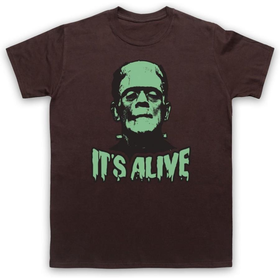 My Icon Men s Frankenstein It s Alive T-Shirt, Brown, XL XXXXXL разноцветный
