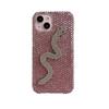 Three-dimensional Rhinestone Snake for IPhone17promax Mobile Phone Case for Apple 16plus Full Diamond 15 Protective Case Fashion